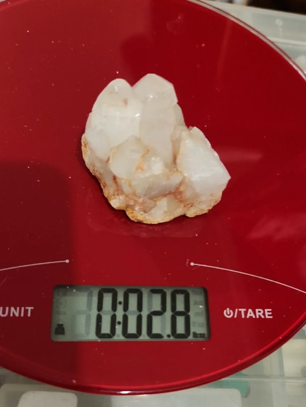 Natural Growth of Quartz Points, 2.8oz